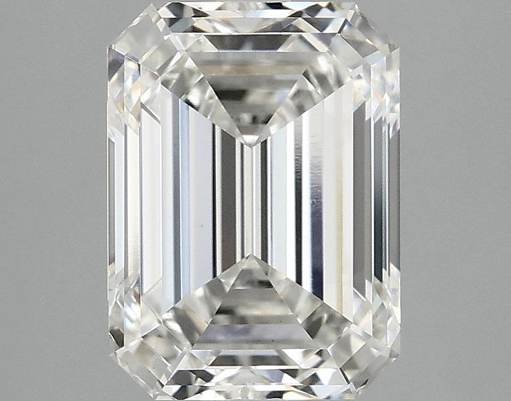 3.02 Carat Emerald Shaped Excellent Cut VVS2 IGI Certified Lab Grown Diamond