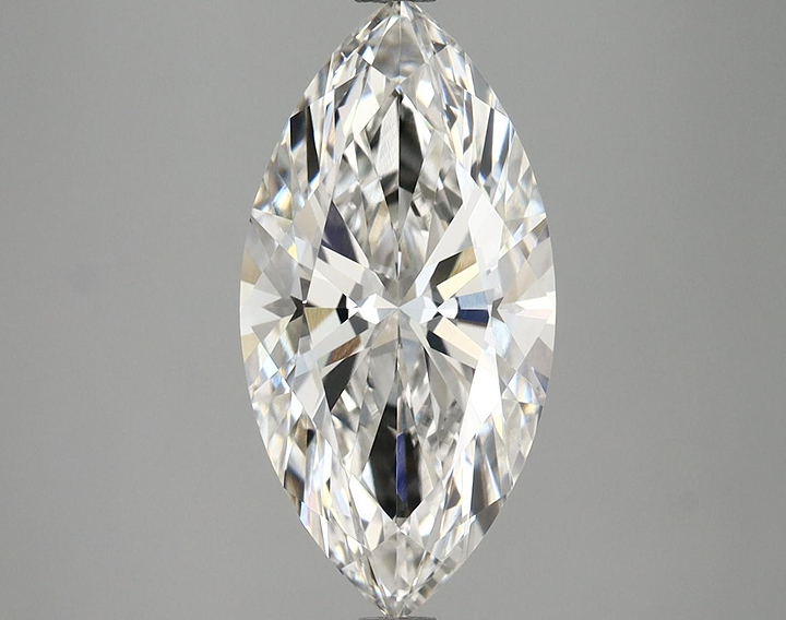 3.06 Carat Marquise Shaped Ideal Cut VVS2 IGI Certified Lab Grown Diamond
