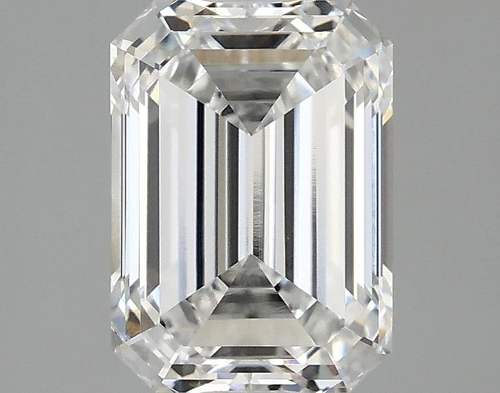 2.06 Carat Emerald Shaped Ideal Cut VVS2 IGI Certified Lab Grown Diamond