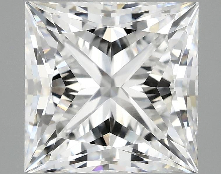2.07 Carat Princess Shaped Ideal Cut VVS2 IGI Certified Lab Grown Diamond