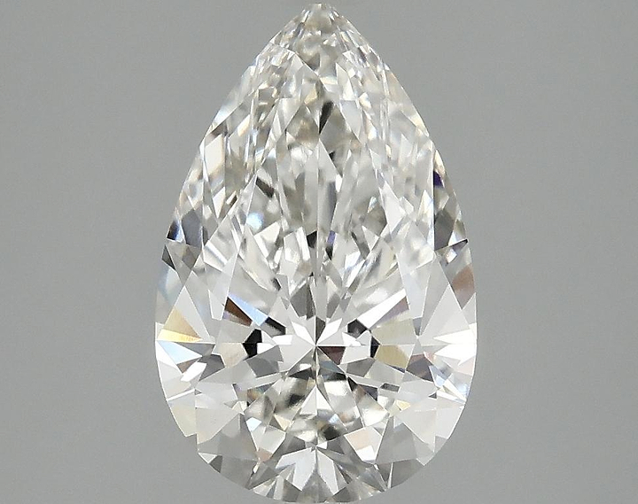 2.04 Carat Pear Shaped Ideal Cut VVS2 IGI Certified Lab Grown Diamond