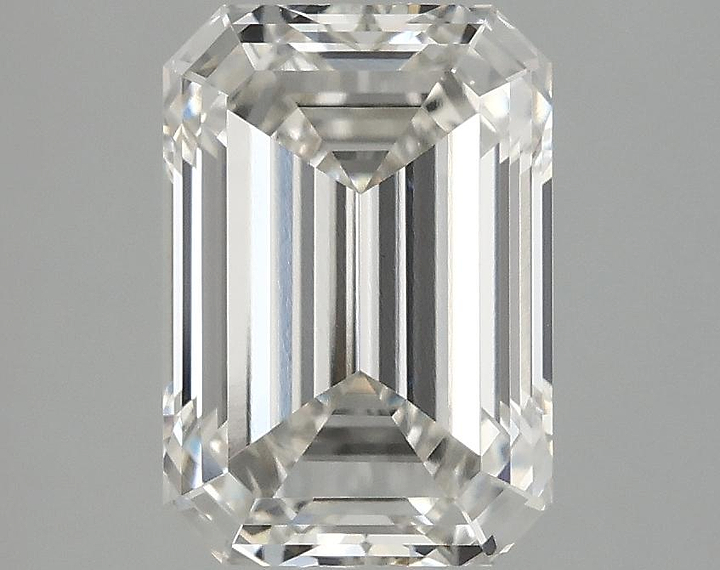 3.04 Carat Emerald Shaped Ideal Cut VVS2 IGI Certified Lab Grown Diamond
