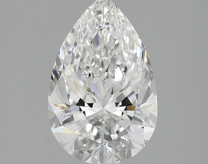 1.52 Carat Pear Shaped Ideal Cut VVS2 IGI Certified Lab Grown Diamond