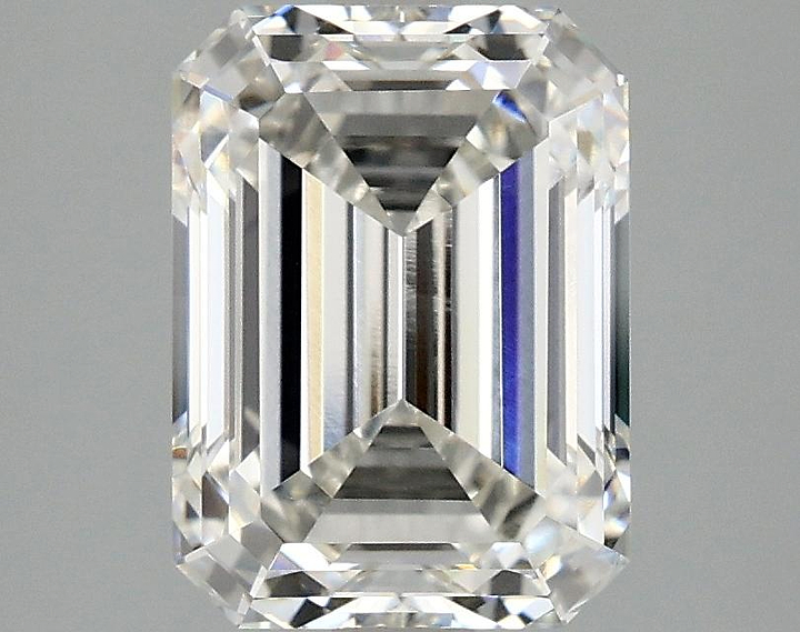3.01 Carat Emerald Shaped Excellent Cut VVS2 IGI Certified Lab Grown Diamond