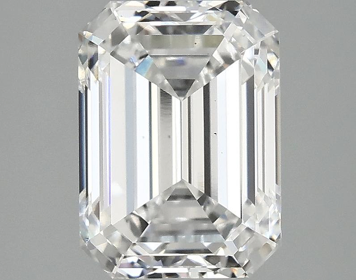 2.81 Carat Emerald Shaped Excellent Cut VS1 IGI Certified Lab Grown Diamond