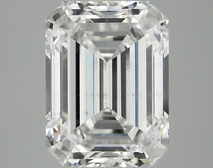 4.04 Carat Emerald Shaped Excellent Cut SI1 IGI Certified Lab Grown Diamond