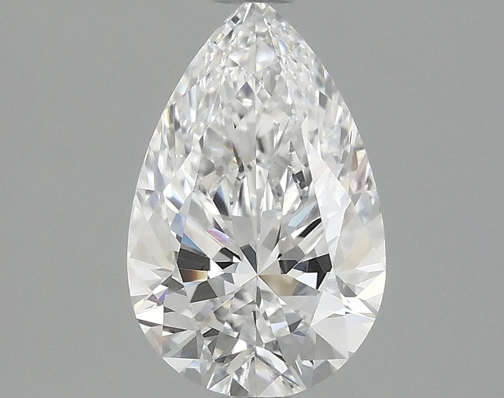 1.58 Carat Pear Shaped Ideal Cut VVS2 IGI Certified Lab Grown Diamond