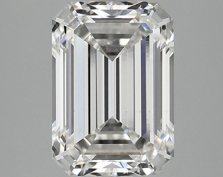 2.8 Carat Emerald Shaped Ideal Cut VS2 IGI Certified Lab Grown Diamond