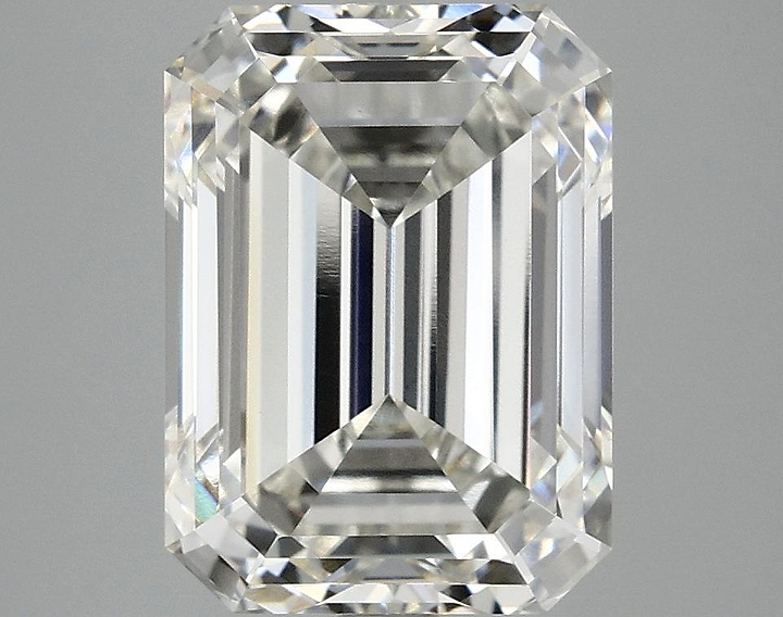 5.07 Carat Emerald Shaped Excellent Cut VVS2 IGI Certified Lab Grown Diamond