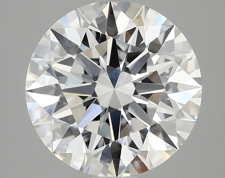 3.04 Carat Round Shaped Ideal Cut VVS2 IGI Certified Lab Grown Diamond