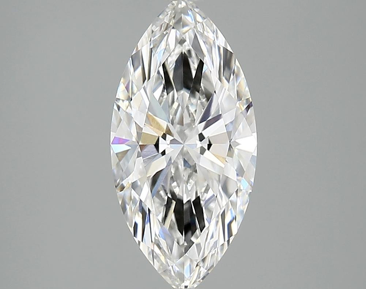 2.07 Carat Marquise Shaped Excellent Cut VVS2 IGI Certified Lab Grown Diamond