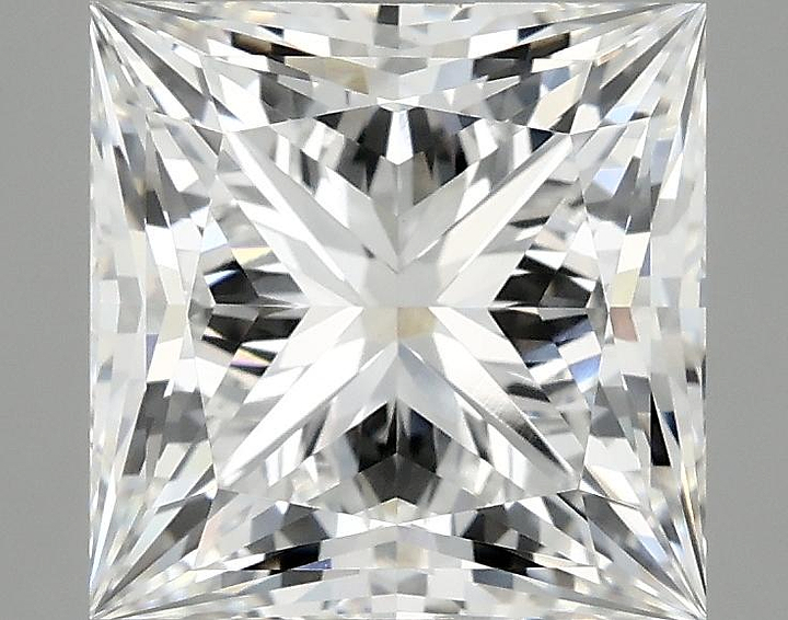 4.1 Carat Princess Shaped Ideal Cut VVS2 IGI Certified Lab Grown Diamond