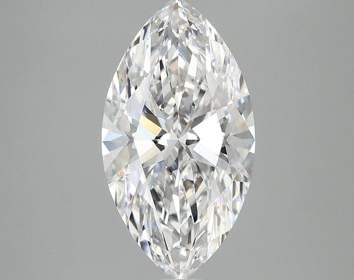 2.93 Carat Marquise Shaped Excellent Cut VVS2 IGI Certified Lab Grown Diamond