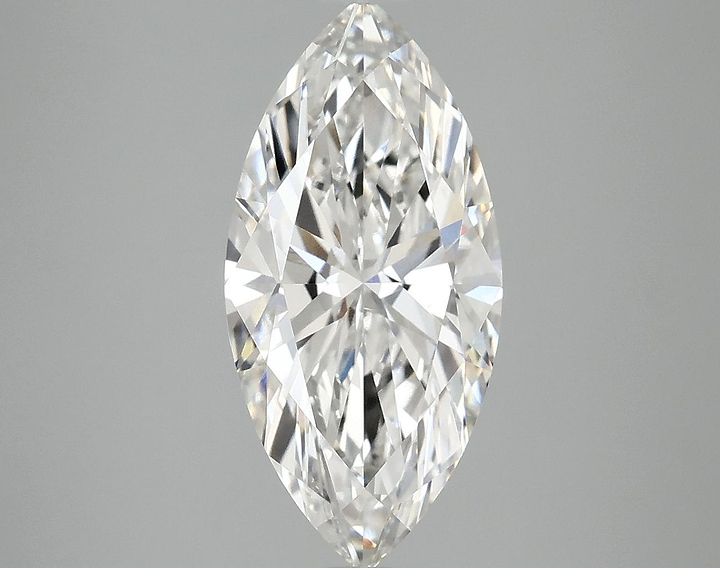 3.01 Carat Marquise Shaped Excellent Cut VVS2 IGI Certified Lab Grown Diamond