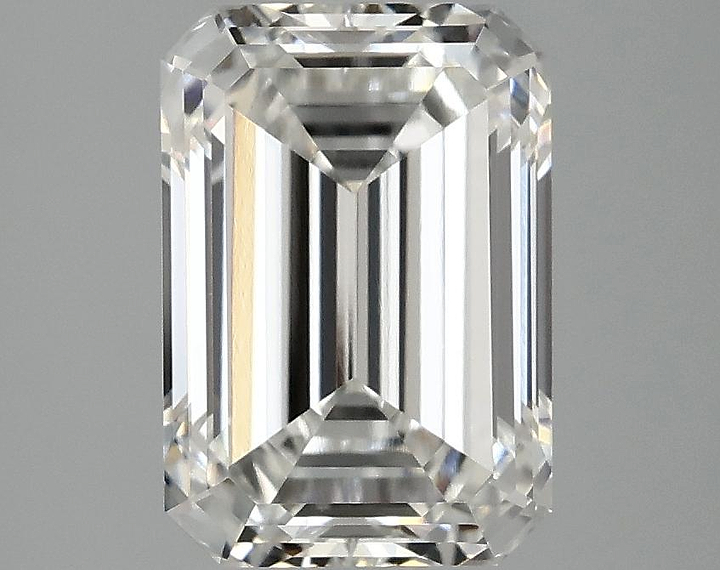 3.04 Carat Emerald Shaped Ideal Cut VVS2 IGI Certified Lab Grown Diamond