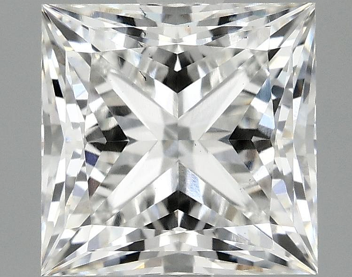 2.07 Carat Princess Shaped Ideal Cut VS2 IGI Certified Lab Grown Diamond