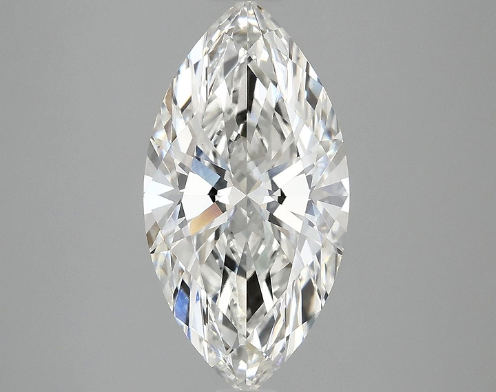3.04 Carat Marquise Shaped Ideal Cut VVS2 IGI Certified Lab Grown Diamond