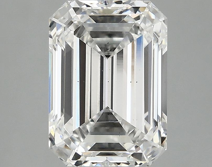 2.87 Carat Emerald Shaped Ideal Cut VS2 IGI Certified Lab Grown Diamond