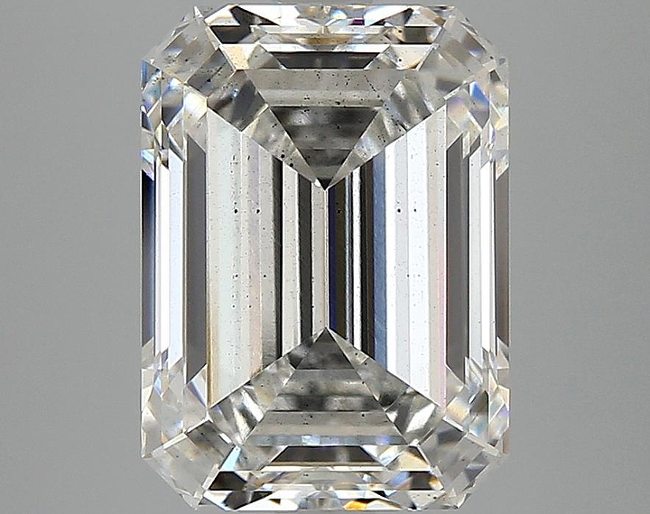 5.09 Carat Emerald Shaped Excellent Cut SI1 IGI Certified Lab Grown Diamond