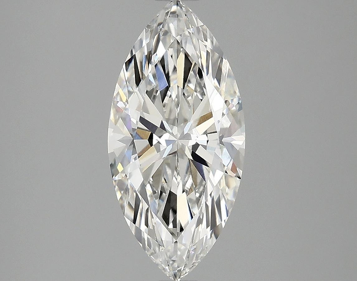 1.98 Carat Marquise Shaped Excellent Cut VVS2 IGI Certified Lab Grown Diamond