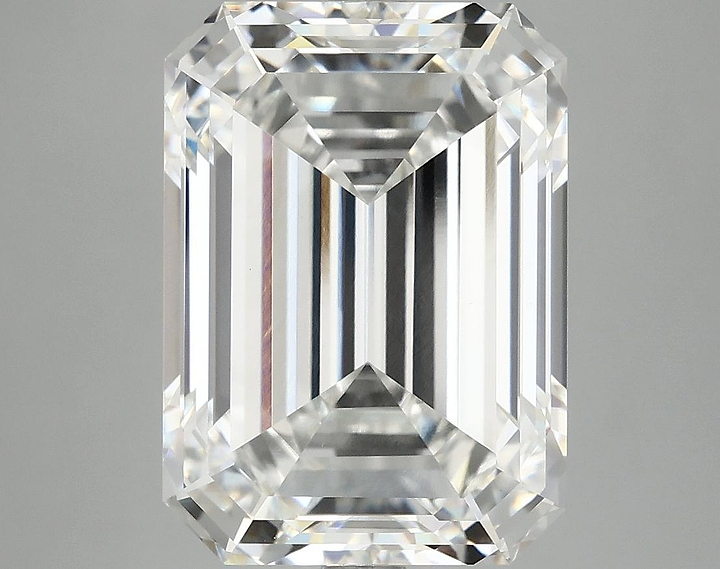 7.18 Carat Emerald Shaped Ideal Cut VVS2 IGI Certified Lab Grown Diamond