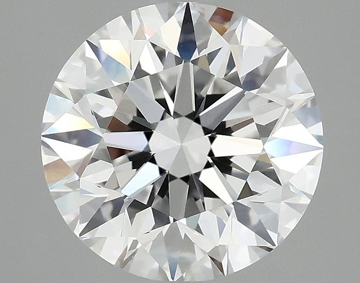 3.09 Carat Round Shaped Excellent Cut VVS2 IGI Certified Lab Grown Diamond