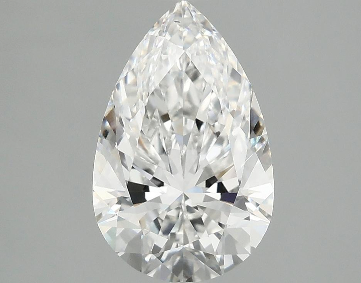 2.03 Carat Pear Shaped Ideal Cut VVS1 IGI Certified Lab Grown Diamond