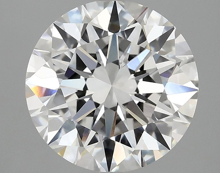 3.08 Carat Round Shaped Ideal Cut VVS2 IGI Certified Lab Grown Diamond