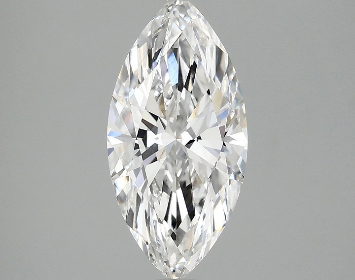 1.9 Carat Marquise Shaped Excellent Cut VVS2 IGI Certified Lab Grown Diamond
