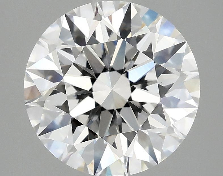 3.09 Carat Round Shaped Excellent Cut VVS2 IGI Certified Lab Grown Diamond