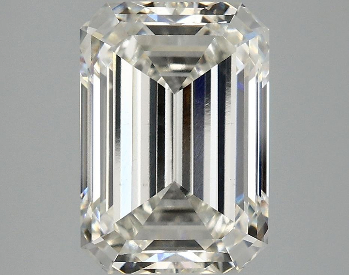 4.07 Carat Emerald Shaped Ideal Cut VS2 IGI Certified Lab Grown Diamond
