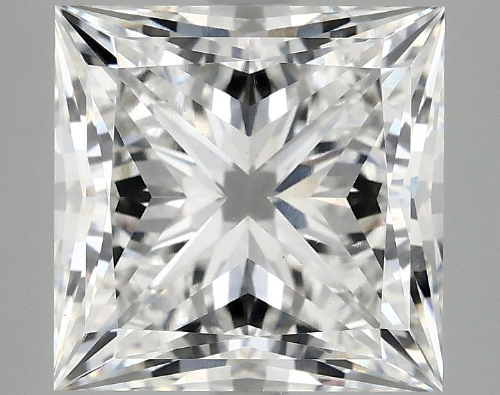 5.06 Carat Princess Shaped Ideal Cut VS1 IGI Certified Lab Grown Diamond