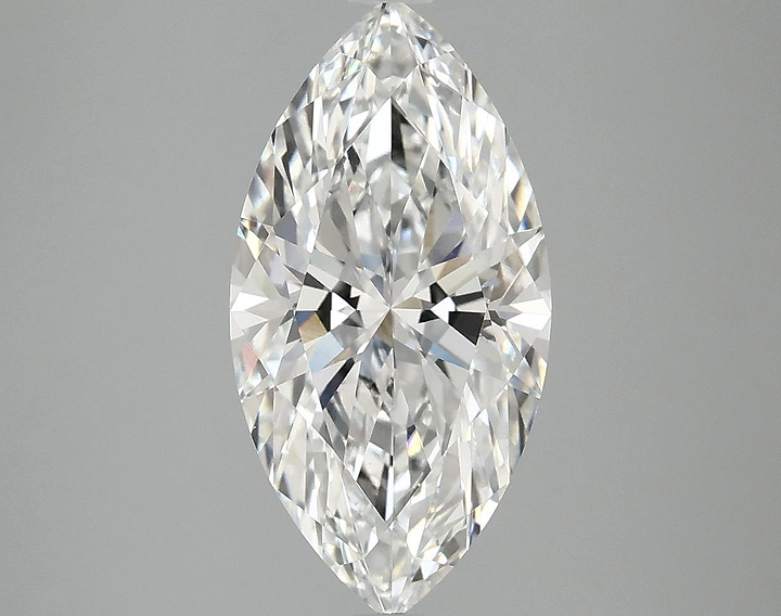 3.09 Carat Marquise Shaped Ideal Cut VVS2 IGI Certified Lab Grown Diamond