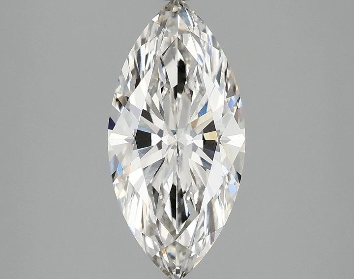 2.02 Carat Marquise Shaped Excellent Cut VVS2 IGI Certified Lab Grown Diamond