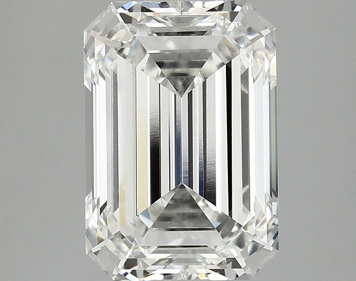 3.05 Carat Emerald Shaped Ideal Cut VVS2 IGI Certified Lab Grown Diamond