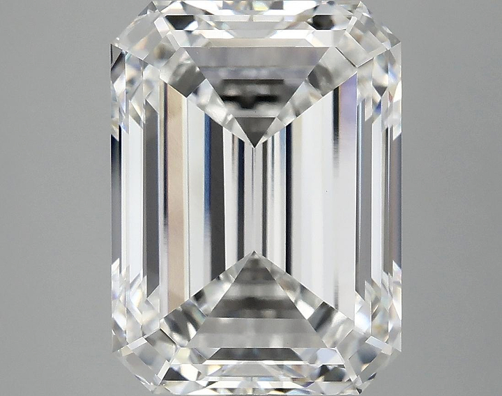 7.2 Carat Emerald Shaped Excellent Cut VVS2 IGI Certified Lab Grown Diamond