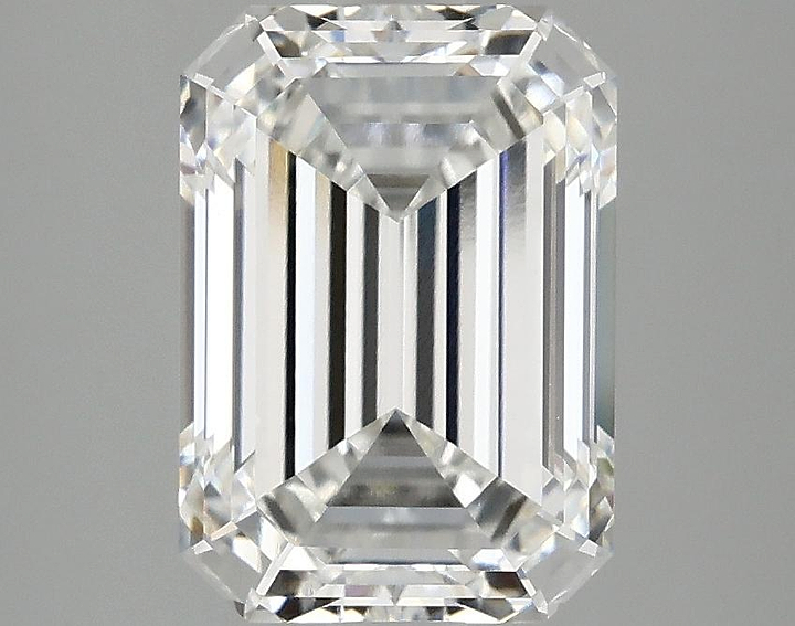 2.98 Carat Emerald Shaped Ideal Cut VS1 IGI Certified Lab Grown Diamond