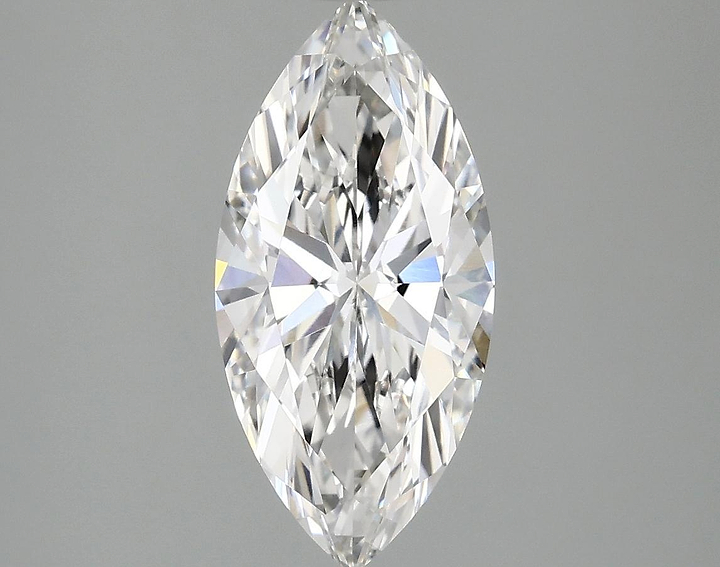 2.01 Carat Marquise Shaped Excellent Cut VVS2 IGI Certified Lab Grown Diamond