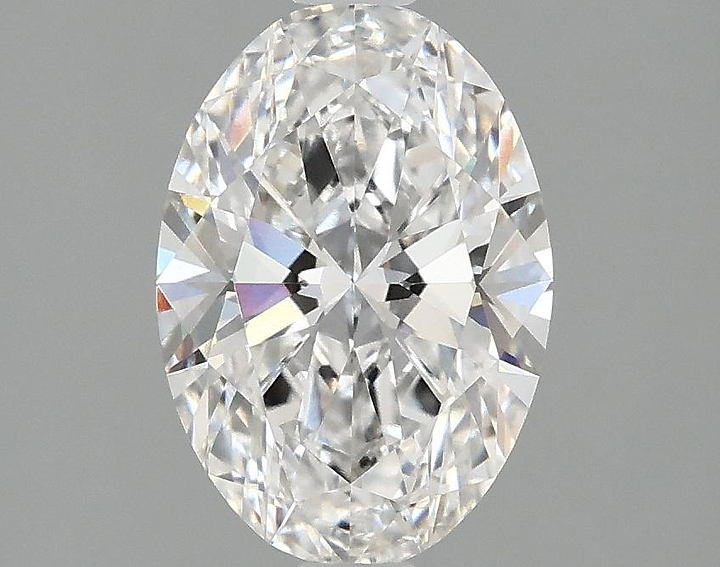 1.58 Carat Oval Shaped Ideal Cut VVS2 IGI Certified Lab Grown Diamond