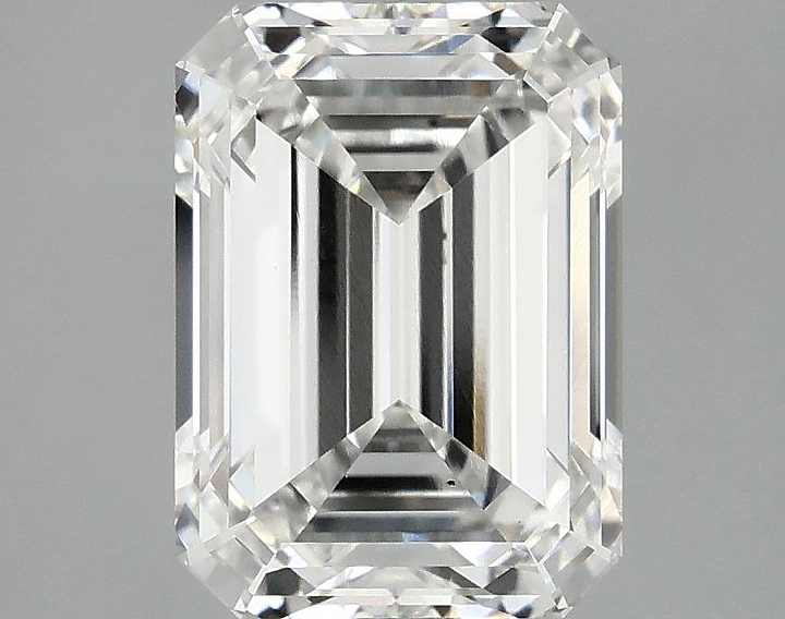 3.54 Carat Emerald Shaped Excellent Cut VS2 IGI Certified Lab Grown Diamond