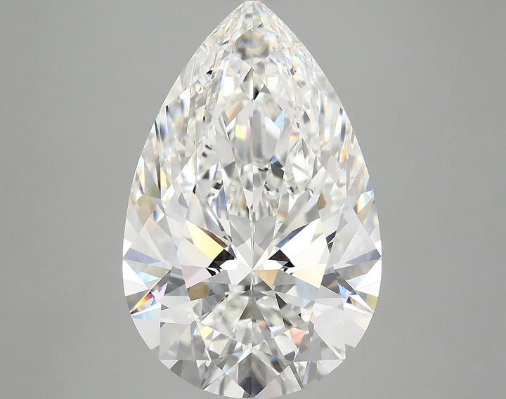 7.26 Carat Pear Shaped Ideal Cut VVS2 IGI Certified Lab Grown Diamond