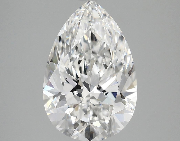 3.09 Carat Pear Shaped Excellent Cut VS2 IGI Certified Lab Grown Diamond