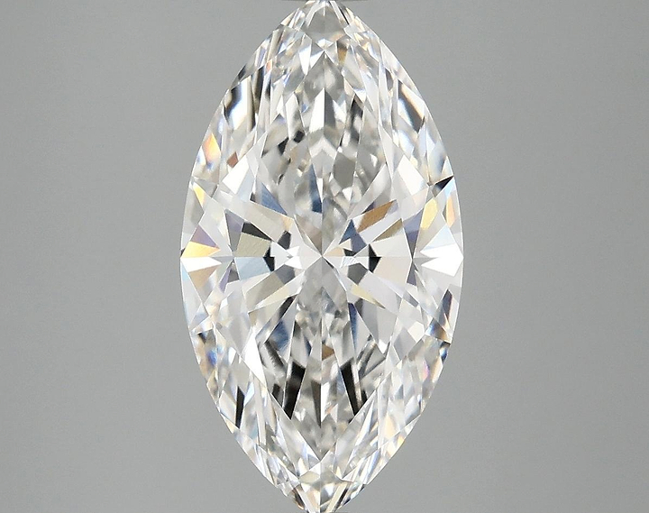 3.01 Carat Marquise Shaped Excellent Cut VVS2 IGI Certified Lab Grown Diamond