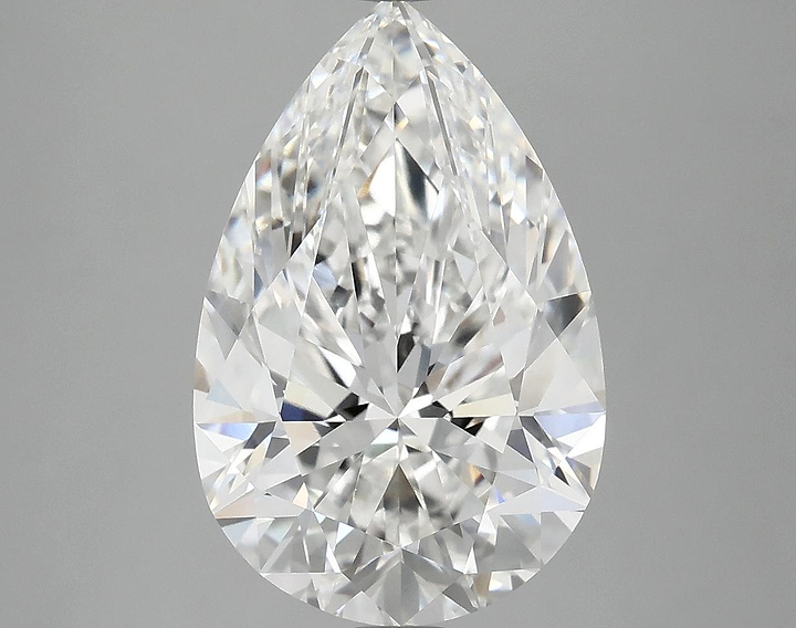 5.06 Carat Pear Shaped Excellent Cut VVS2 IGI Certified Lab Grown Diamond
