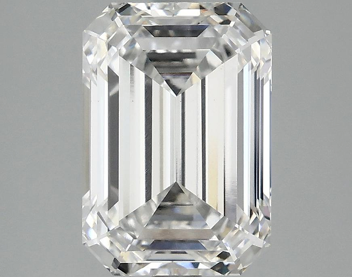 3.04 Carat Emerald Shaped Ideal Cut VS1 IGI Certified Lab Grown Diamond