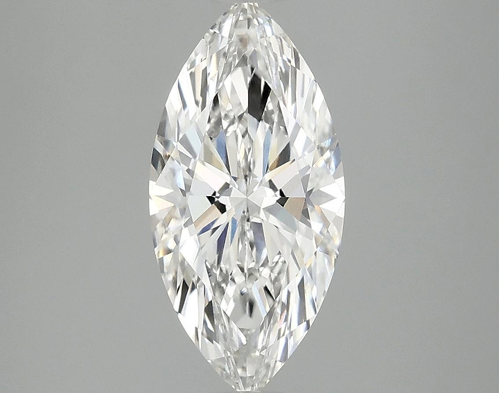 2.02 Carat Marquise Shaped Excellent Cut VVS2 IGI Certified Lab Grown Diamond