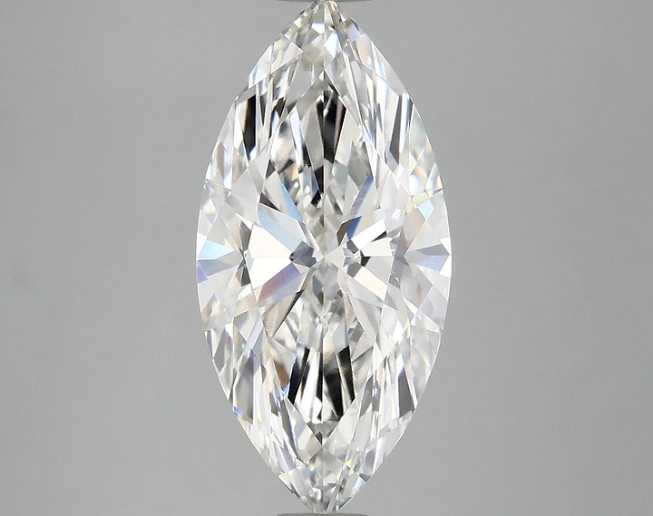 3.06 Carat Marquise Shaped Excellent Cut VVS2 IGI Certified Lab Grown Diamond