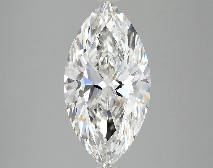 2.98 Carat Marquise Shaped Ideal Cut VVS2 IGI Certified Lab Grown Diamond