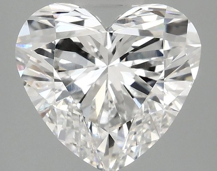 2.58 Carat Heart Shaped Ideal Cut VVS2 IGI Certified Lab Grown Diamond