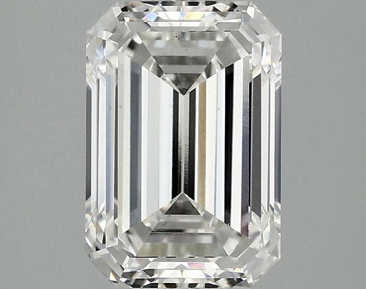 1.97 Carat Emerald Shaped Ideal Cut VS1 IGI Certified Lab Grown Diamond